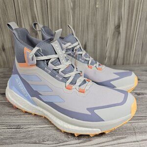 Adidas Terrex Free Hiker 2 GORE-TEX Hiking Shoe Silver Dawn/Blu - Women's Size 8